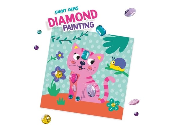 SES Creative 14027, Diamanter, fargeleggingssett for barn, 3 år, Papp