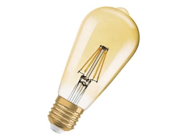 LEDVANCE Vintage 1906 LED edison kultainen hehkulanka 725lm 6.5W/824 (55W) E27 himmennettävä