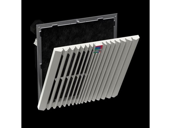 Rittal 3244.810, Innebygd vifte, 770 m³/t, Plast, Grå, 1 stykker, 3,84 kg