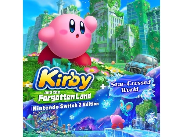 Nintendo Kirby and the Forgotten Land - Switch 2 Edition + Star-Crossed World (Switch 2), Nintendo Switch 2, Fysisk medium