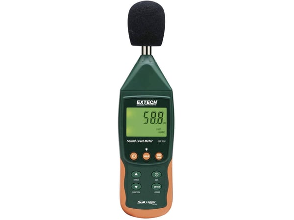 Lydnivå-måleapparat Extech SDL600 31.5 Hz - 8000 Hz 30 - 130 dB Kalibreret Fabriksstandard
