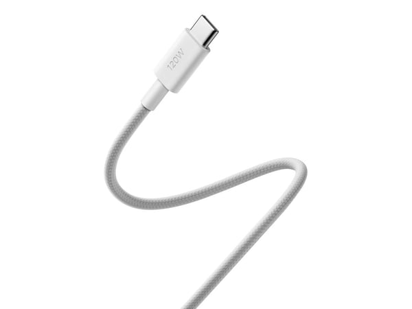 Xiaomi - USB-kabel - USB-C (hann) til USB-C (hann) - USB 2.0 - 6 A - 2 m - secure, Fast Charging up to 120W - hvit