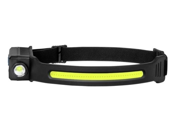 Ansmann HD240RS, Hodebåndslommelykt, Svart, COB LED, 2 lamper, 3 W, 42 m