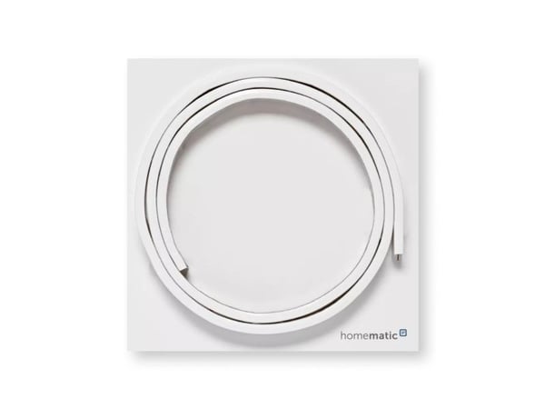 Homematic IP Lightstrip, 1 m, Universell belysningslist, Atmosfär, Självhäftande tejp, Vit, IP20, III