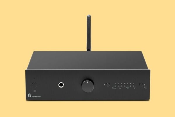 Pro-Ject PROCASEGE, Kodin midiaudiojärjestelmä, musta, Saksanpähkinä, 40 W, 4 O, AC/Akku