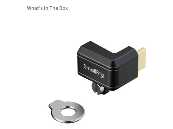 SmallRig 5593, Lydadapter, Svart, 20 g, 30,1 mm, 33 mm, 28,2 mm