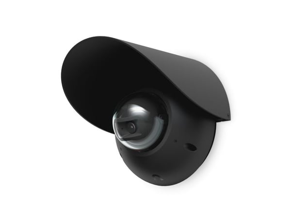 Ubiquiti UniFi - Kameraets værdeksel - kuppelkamera værskjerm - veggmonterbar, stangmonterbar - utendørs - svart