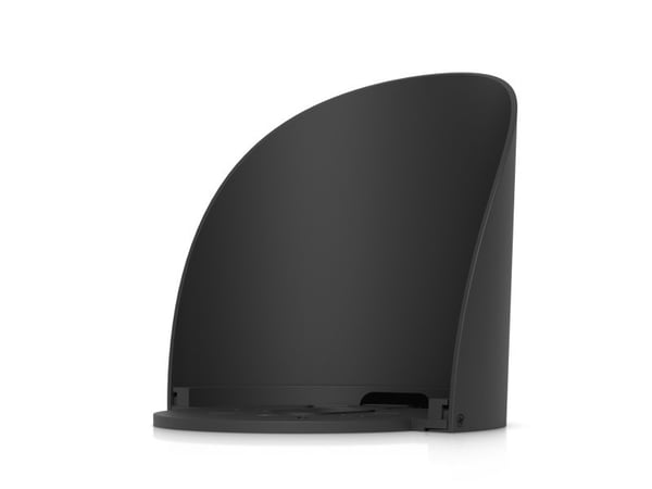 Ubiquiti UniFi - Kameraets værdeksel - kuppelkamera værskjerm - veggmonterbar, stangmonterbar - utendørs - svart