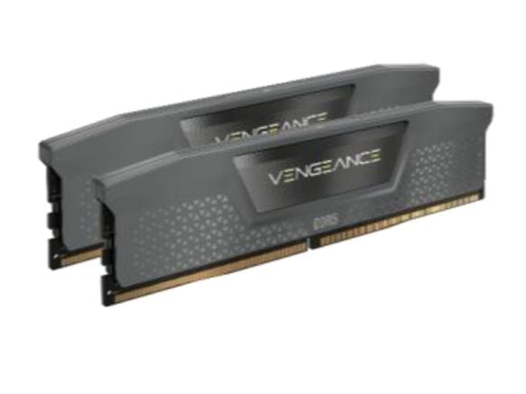 CORSAIR Vengeance - DDR5 - sett - 64 GB: 2 x 32 GB - DIMM 288-pin - 5600 MT/s / PC5-44800 - CL40 - 1.25 V - ikke-bufret - on-die ECC - grå
