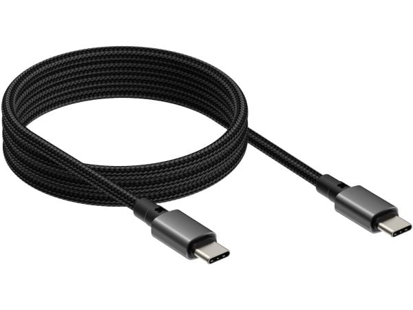 Vision Techconnect - USB-kabel - USB-C (hann) til USB-C (hann) - USB 3.2 - 5 A - 1 m - magnetisk - svart