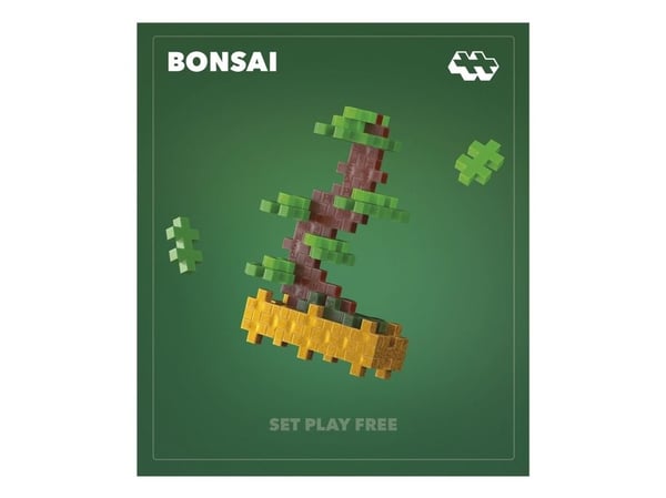 Plus-Plus Plant Packs - Green bonsai