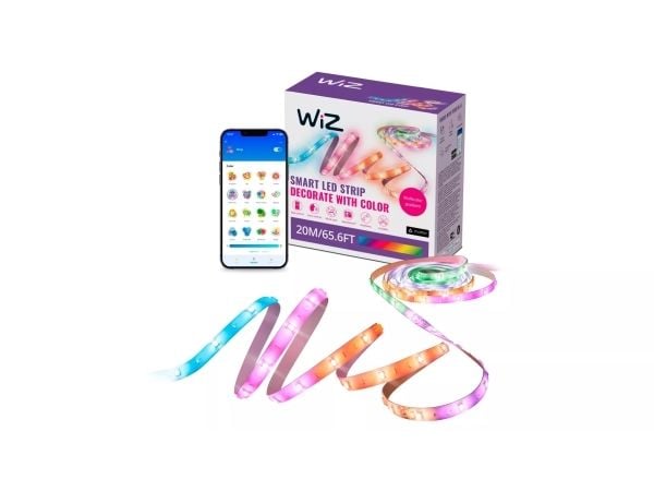 WiZ 929004126101, Vegglampe, Ambience, Soverom, Stue, Hvit, Plast, IP20