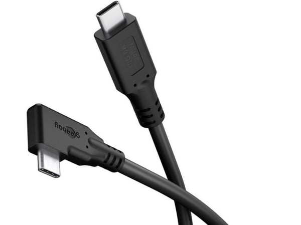 Goobay 79433, 2 m, USB C, USB C, 40 Gbit/sek, svart