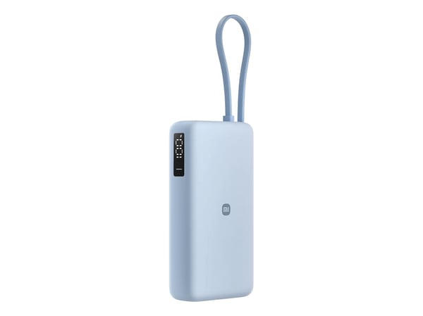 Xiaomi PB2067 - Strømbank - integrated cable - 20000 mAh - 74.37 Wh - 67 watt - 3.25 A - Fast Charge, QC 2.0, QC 3.0, QC 3.5, PD 2.0, Power Deliver...