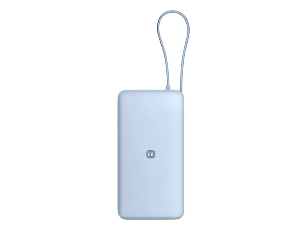 Xiaomi PB2067 - Strømbank - integrated cable - 20000 mAh - 74.37 Wh - 67 watt - 3.25 A - Fast Charge, QC 2.0, QC 3.0, QC 3.5, PD 2.0, Power Deliver...