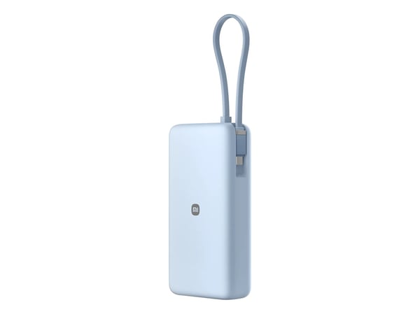 Xiaomi PB2067 - Strømbank - integrated cable - 20000 mAh - 74.37 Wh - 67 watt - 3.25 A - Fast Charge, QC 2.0, QC 3.0, QC 3.5, PD 2.0, Power Deliver...