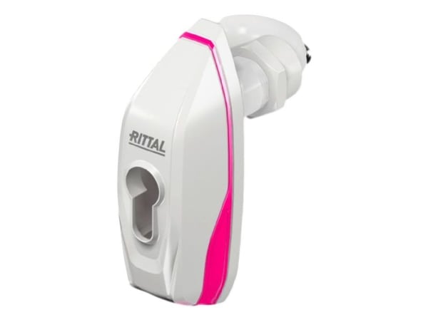 Rittal 1485.600, Dørhåndtak, Plast, Zink, Hvit, 1 stykker, 330 g