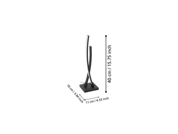 EGLO ALBORAYA BORD H400 5W 600LM SORT