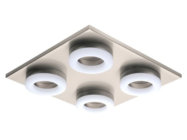 EGLO Palena, 4 ampuller, LED, Ikke-utskiftbare pærer, 3000 K, 350 lm, IP20