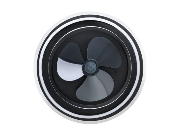 EGLO NAMORI with fan, LED, 4400 LM, Svart
