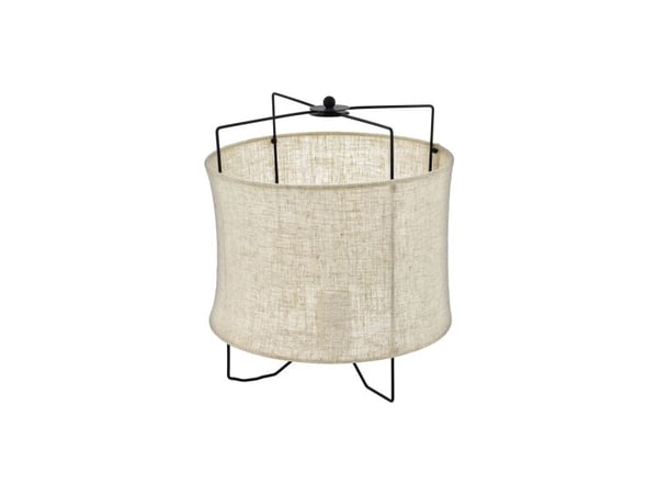 EGLO BRIDEKIRK bordlampe E27 natur/svart