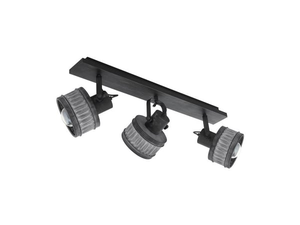 EGLO TURROCK SPOTLIGHT SKINNE 3XE27 SVART