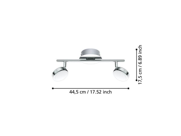 EGLO SALTO SPOT 2X640LM KROMI