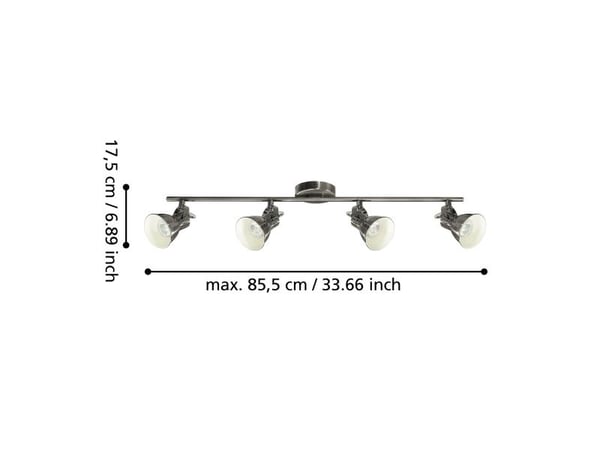 EGLO SERAS spot 4x240lm BS