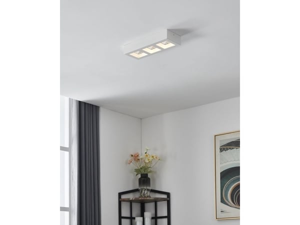 EGLO Ferreros, LED, Ikke-utskiftbare pærer, 3000 K, 840 lm, Hvit