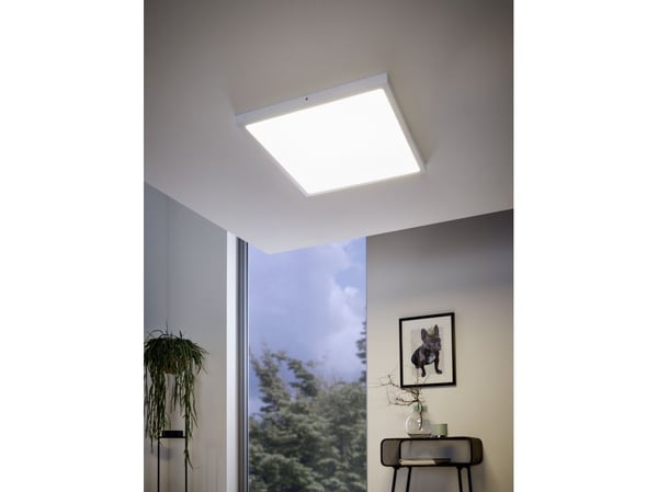 EGLO FUEVA 1 plafond 500x500 25W 2700LM dimbar vit