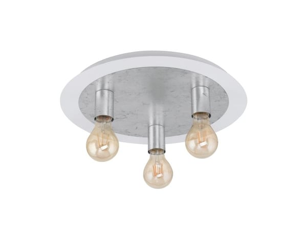 EGLO 97495, 3 ampuller, LED, E27, 320 lm, Sølv, Hvit