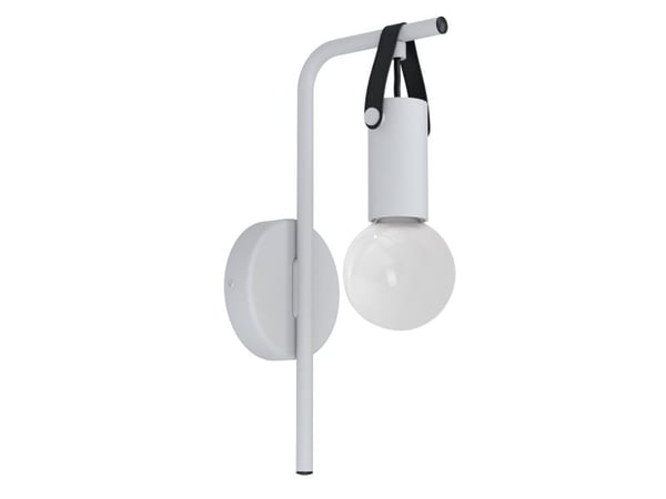 EGLO APRICALE vegglampe E27 grå/svart
