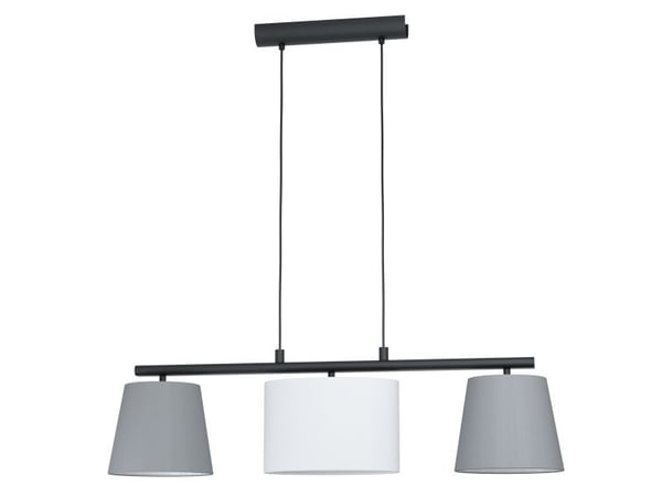 EGLO ALMEIDA 1 LANGBORD 3L L860 GRÅ/SORT/HVIT
