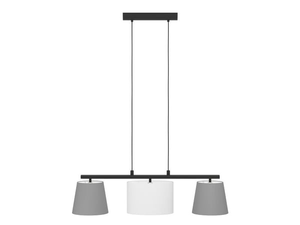 EGLO ALMEIDA 1 LANGBORD 3L L860 GRÅ/SORT/HVIT