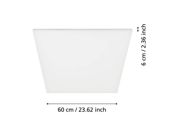 EGLO Turcona, 1 lamppu(a), LED, IP20, Valkoinen