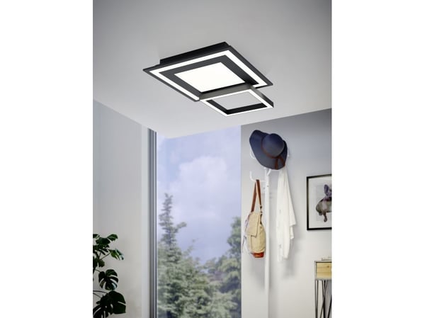 EGLO Savatarila-C, LED, Ikke-utskiftbare pærer, 2750 lm, IP20, Sort, Hvit