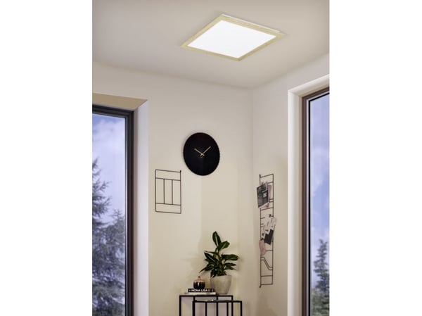 EGLO Piglionasso, LED, 4000 K, IP20, Hvit, Tre