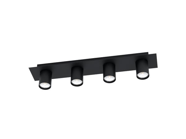 EGLO VALCASOTTO, 4 lamppu(a), LED, GU10, IP20, Musta
