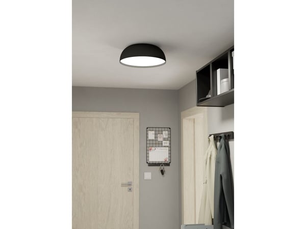EGLO Tollos-z, 3 ampuller, LED, 2700 lm, IP20, Sort, Hvit