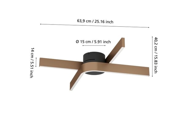 EGLO LOFOLCINO-Z MATTER LOFT 3720LM SORT