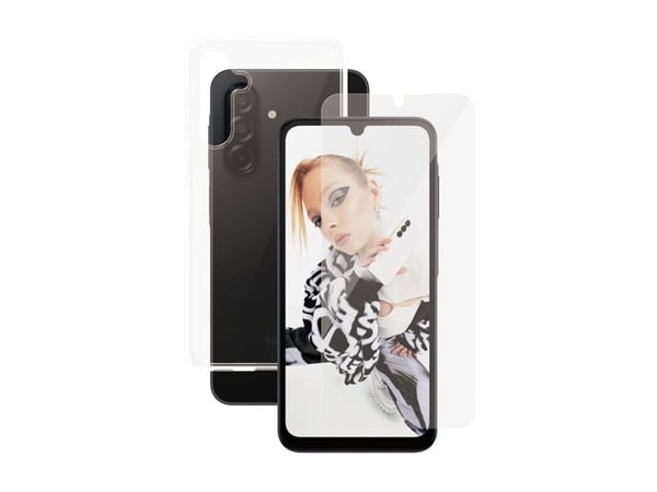 SAFE. by PanzerGlass - 2-i-1-pakke - baksidedeksel for mobiltelefon - termoplast-polyuretan (TPU) - gjennomsiktig - med skjermbeskytter (en pakke 5...