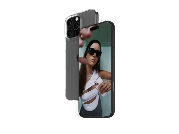 SAFE. by PanzerGlass - 2-i-1 beskyttelsespakke - baksidedeksel for mobiltelefon - termoplast-polyuretan (TPU) - gjennomsiktig - med Tempered Glass ...