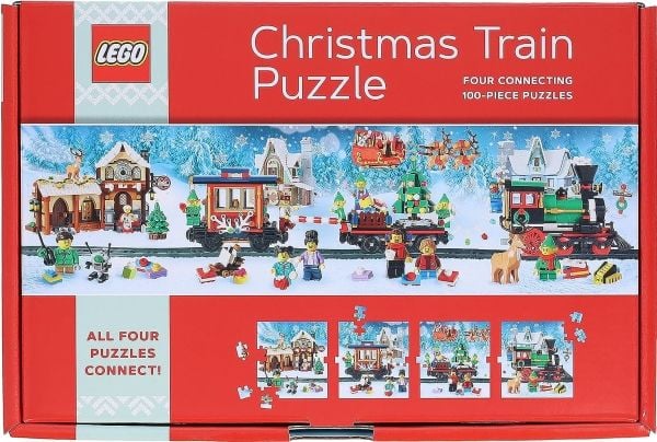 LEGO® Joulujuna 4 x 100 palan palapeliä