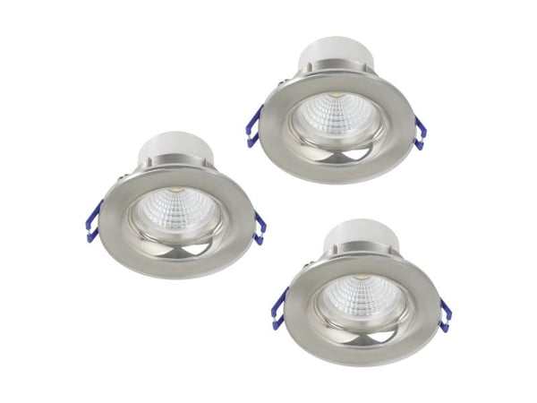 EGLO SALABATE innbyggingssett Ø88 3x450LM 4000K dimbar IP44 BS