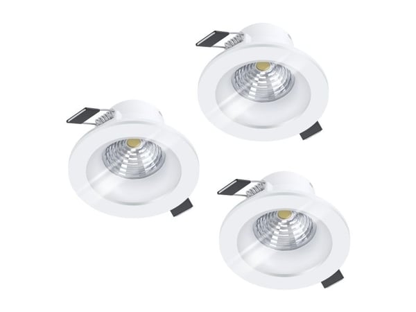 EGLO SALABATE innfelt sett Ø88 3x450LM 4000K dimbar IP44 hvit