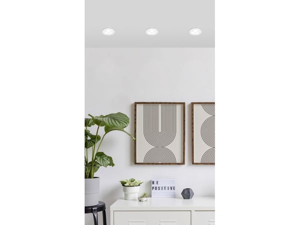 EGLO SALABATE innfelt sett Ø88 3x450LM 4000K dimbar IP44 hvit