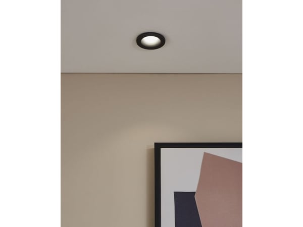 EGLO SALABATE INNFELT SETT Ø88 3X450LM 4000K DIMMER IP44 SVART