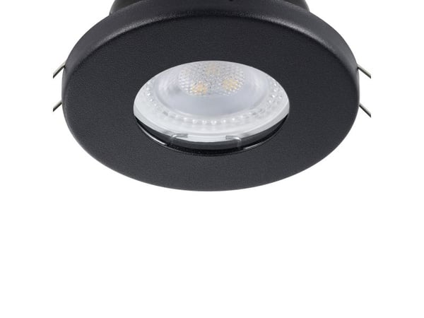 EGLO MAZUBY 1 innbygg. sett Ø85 4×500LM 3000K dimbar IP44 sort
