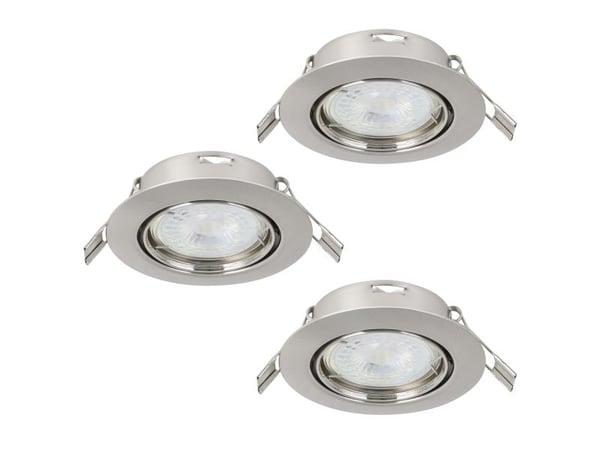 EGLO MAZUBY innbyggingssett KIP Ø87 GU10 3x345 lm BS
