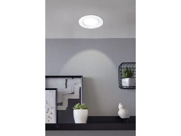 EGLO MAZUBY innbyggingssats KIP | Ø87 | GU10 | 3x345 lm | hvit